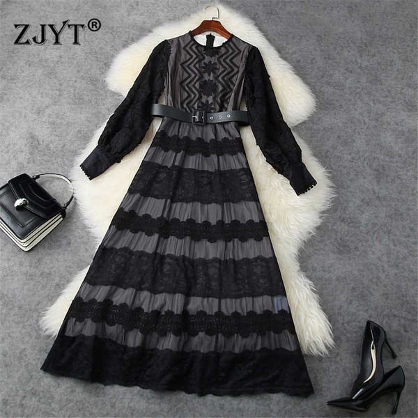 luxury embroidery long lace dress runway fashion spring woman clothes elegant lantern sleeve celebrity party robe femme vestidos 210601, Black;gray
luxury embroidery long lace dress runway fashion spring woman clothes elegant lantern sleeve celebrity party robe femme vestidos 210601, Black;gray
