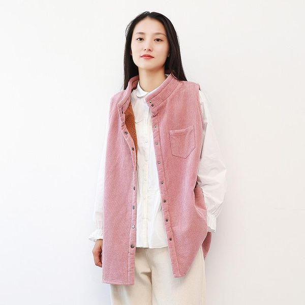 women's vests parkas women autumn winter cotton corduroy slid color sleeveless vest of fund literature loose casual, Black;white
women's vests parkas women autumn winter cotton corduroy slid color sleeveless vest of fund literature loose casual, Black;white
