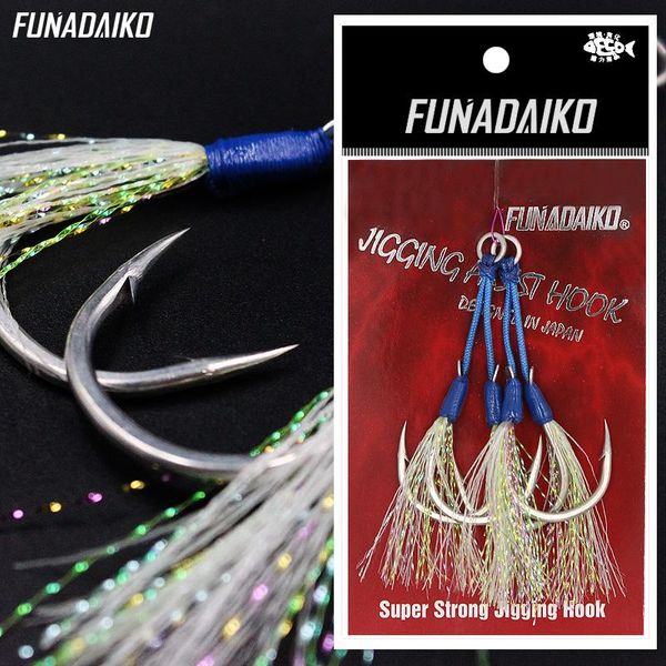 fishing hooks funadaiko assist hook slow jigging sea luminous glow double 1/0 2/0 3/0 4/0 high carbon steel
fishing hooks funadaiko assist hook slow jigging sea luminous glow double 1/0 2/0 3/0 4/0 high carbon steel