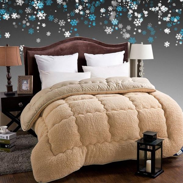 comforters & sets high-grade artificial lamb wool duvets spring autumn quilt warm winter cashmere thick throws blanket king queen size
comforters & sets high-grade artificial lamb wool duvets spring autumn quilt warm winter cashmere thick throws blanket king queen size