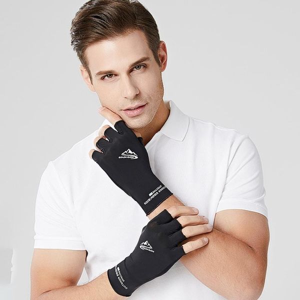 cycling gloves sweat-absorbent breathable sports sun-proof ice silk cool thin rexchi sunscreen, Black
cycling gloves sweat-absorbent breathable sports sun-proof ice silk cool thin rexchi sunscreen, Black