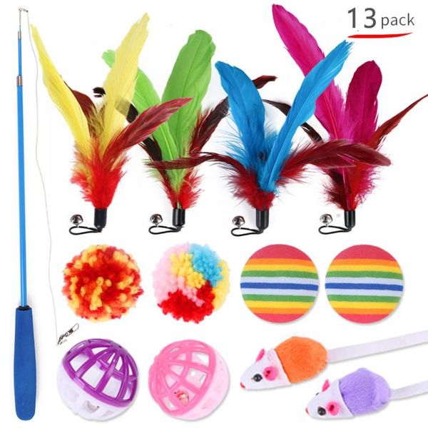 pcs/set kitten toys variety pack pet cat toy combination set funny stick plush mouse bell ball supplies
pcs/set kitten toys variety pack pet cat toy combination set funny stick plush mouse bell ball supplies