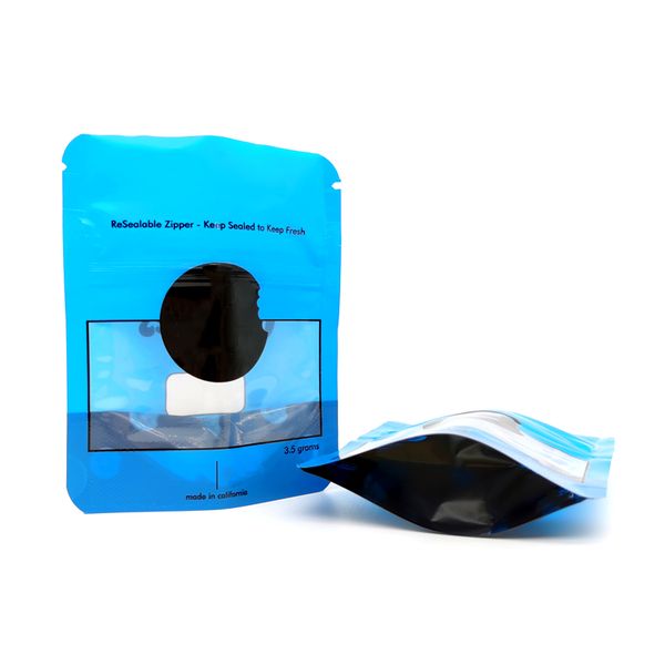 empty 3.5g original blue cookie childproof mylar bags smell proof zipper packaging bag stand up pouch with clear window
empty 3.5g original blue cookie childproof mylar bags smell proof zipper packaging bag stand up pouch with clear window