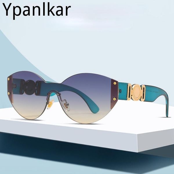sunglasses fashion rimless trend round frame for men and women modern, White;black
sunglasses fashion rimless trend round frame for men and women modern, White;black