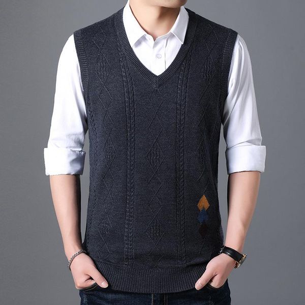 sweater vest men clothes v-neck printed wool vests brand male sleeveless knitted pullover fashion casual slim fit chaleco hombre men's, Black;white
sweater vest men clothes v-neck printed wool vests brand male sleeveless knitted pullover fashion casual slim fit chaleco hombre men's, Black;white