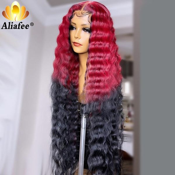 transparent malaysian deep wave wig lace front human hair wigs for black women 180 density remy curly with baby aliafee, Black;brown
transparent malaysian deep wave wig lace front human hair wigs for black women 180 density remy curly with baby aliafee, Black;brown