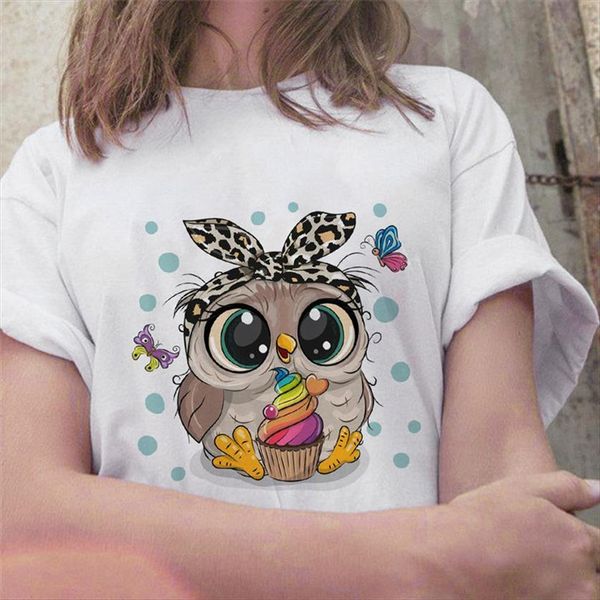 fashion trend cute owl womens t shirts graphic printed casual harajuku crew neck ladies, White
fashion trend cute owl womens t shirts graphic printed casual harajuku crew neck ladies, White