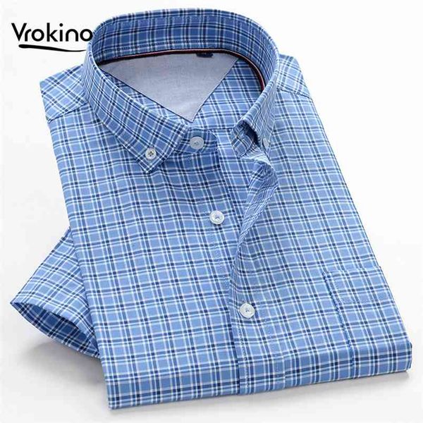 summer style large size men's shirt 8xl 9xl 10xl business casual 100% cotton plaid short sleeve shir 210721, White;black
summer style large size men's shirt 8xl 9xl 10xl business casual 100% cotton plaid short sleeve shir 210721, White;black