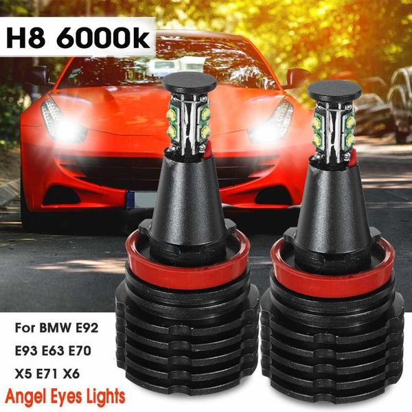 car headlights 2x h8 led angel eyes headlight lamp halo bright fog bulbs white for e90 e92 e82 e60 e70 e71 x5 x6 e89
car headlights 2x h8 led angel eyes headlight lamp halo bright fog bulbs white for e90 e92 e82 e60 e70 e71 x5 x6 e89