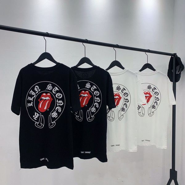 t shirt 2021 fashion brand crosing for men and women ch big red tongue loose short sleeve casual, White
t shirt 2021 fashion brand crosing for men and women ch big red tongue loose short sleeve casual, White
