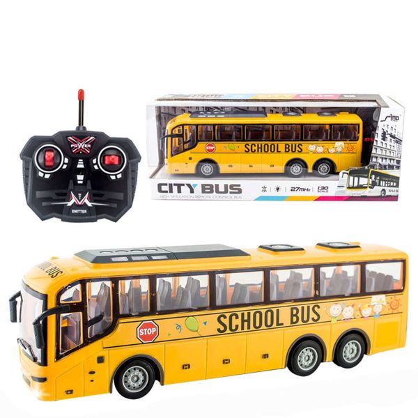 electric/rc carchildren's four-way electric wireless with lights simulation remote control car model school tourist bus toys
electric/rc carchildren's four-way electric wireless with lights simulation remote control car model school tourist bus toys