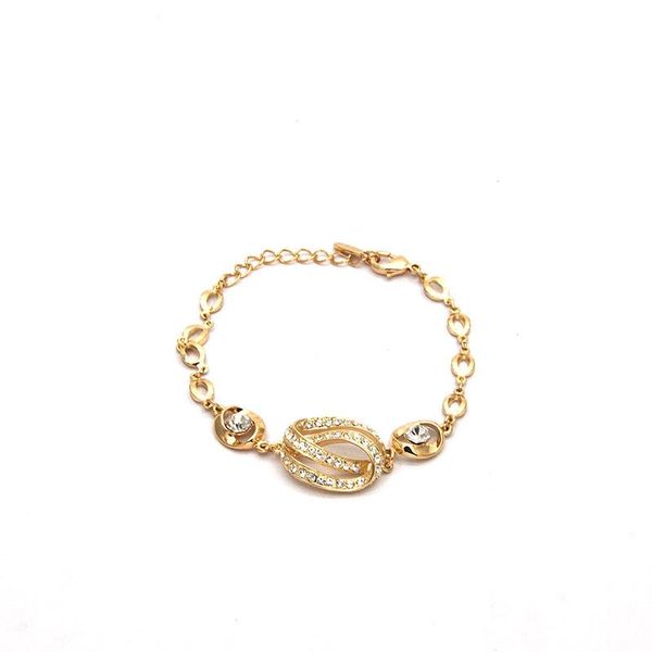 link, chain stainless steel gold bracelets fashion elegant delicacy temperament for women, Black
link, chain stainless steel gold bracelets fashion elegant delicacy temperament for women, Black