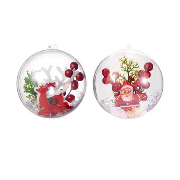 transparent plastic diy hanging ball with santa claus deer christmas ornament wedding decorations party decor decoration
transparent plastic diy hanging ball with santa claus deer christmas ornament wedding decorations party decor decoration