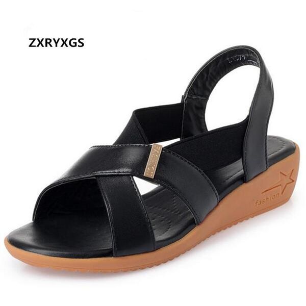 dress shoes 2021 plus size open woman summer sandals comfort soft genuine leather casual flat non-slip women, Black
dress shoes 2021 plus size open woman summer sandals comfort soft genuine leather casual flat non-slip women, Black