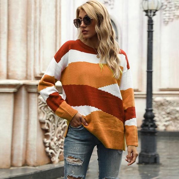 women's sweaters yatrendy sweater for women 2021 autumn arrival irrugular stripe pullovers o-neck loose long sleeve patchwork casual fa, White;black
women's sweaters yatrendy sweater for women 2021 autumn arrival irrugular stripe pullovers o-neck loose long sleeve patchwork casual fa, White;black