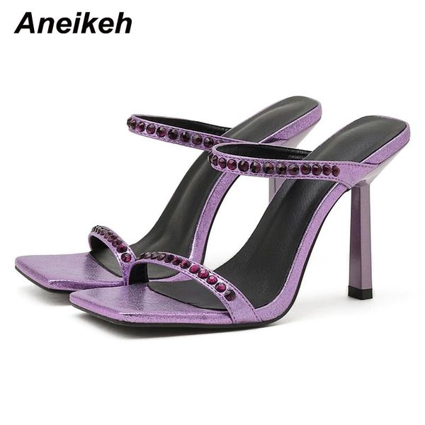 dress shoes aneikeh 2021 summer fashion open toe women's high heel sandals diamond square headband one line horizontal thin, Black
dress shoes aneikeh 2021 summer fashion open toe women's high heel sandals diamond square headband one line horizontal thin, Black