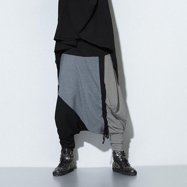 women's pants & capris superaen 2021 summer streetwear loose waist patchwork striped plus size hanging cross-pants women, Black;white
women's pants & capris superaen 2021 summer streetwear loose waist patchwork striped plus size hanging cross-pants women, Black;white