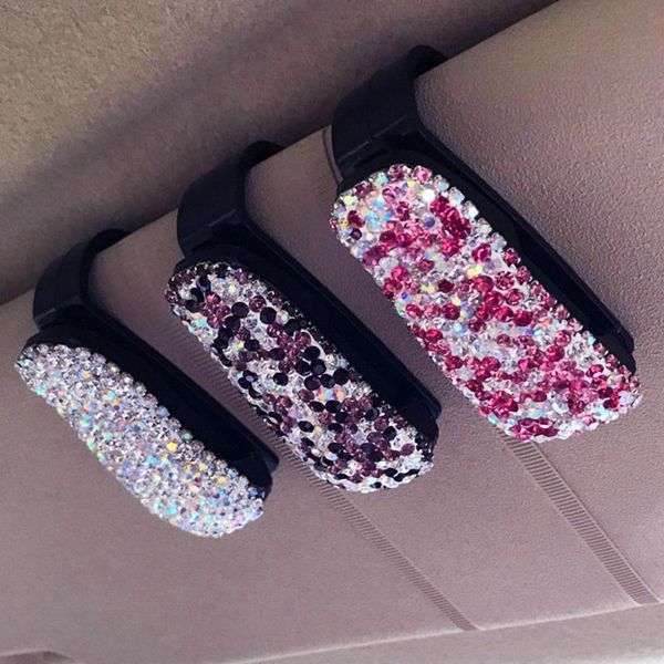 fashion sunglasses frames rhinestone decoration glasses clip sun visor bracket portable eyeglasses holder car interior supplies, Black
fashion sunglasses frames rhinestone decoration glasses clip sun visor bracket portable eyeglasses holder car interior supplies, Black