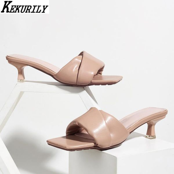 summer slippers women fashion shallow sandals spike heels shoes open toe slip on slides big size 35-43 casual zapatos de mujer, Black
summer slippers women fashion shallow sandals spike heels shoes open toe slip on slides big size 35-43 casual zapatos de mujer, Black