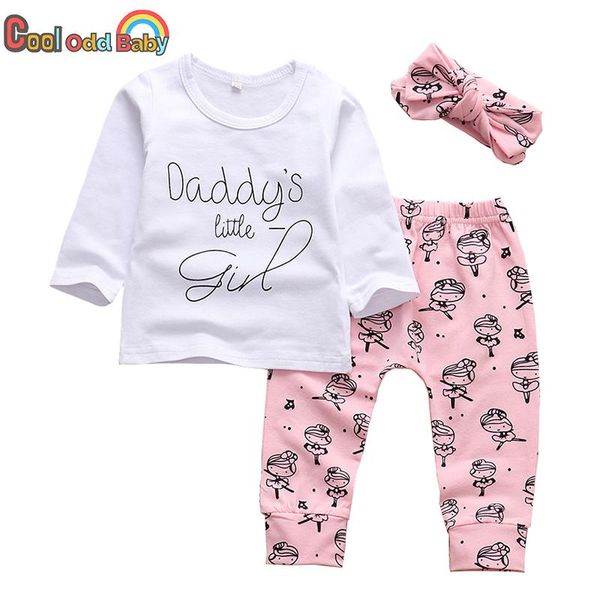 clothing sets born infant spring baby girls clothes set letter daddy's little girl cotton pants headband 3pcs cute outfits, White
clothing sets born infant spring baby girls clothes set letter daddy's little girl cotton pants headband 3pcs cute outfits, White