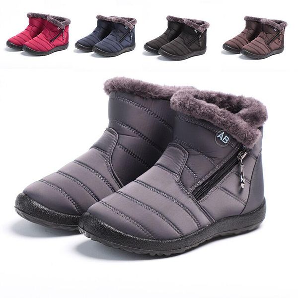 boots women snow thick plush waterproof winter falts shoes woman plus size lightweight ankle platform warm booties, Black
boots women snow thick plush waterproof winter falts shoes woman plus size lightweight ankle platform warm booties, Black