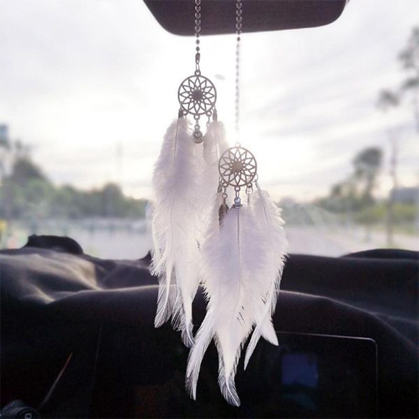 decorative objects & figurines feather car pendant creative rear view mirror dream catching net hanging decoration gift home wall ornament w
decorative objects & figurines feather car pendant creative rear view mirror dream catching net hanging decoration gift home wall ornament w