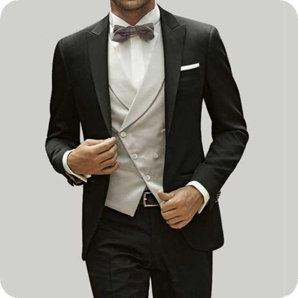 italian smoking jacket black men suits for wedding vintage groom tuxedos slim terno masculino prom suit coat pants vest 3piece men's &, White;black
italian smoking jacket black men suits for wedding vintage groom tuxedos slim terno masculino prom suit coat pants vest 3piece men's &, White;black