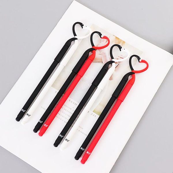 gel pens 2 pcs/set creative swan kiss love couple pen 0.5mm black office school supplies blue pencils writing
gel pens 2 pcs/set creative swan kiss love couple pen 0.5mm black office school supplies blue pencils writing