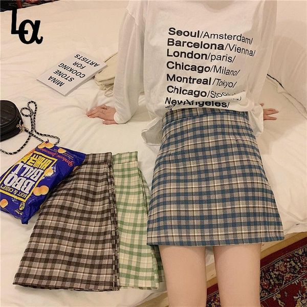 skirts luck a a-line ulzzang high waist students girls streetwear women retro plaid summer mini skirt female fit 2xl harajuku skrits, Black
skirts luck a a-line ulzzang high waist students girls streetwear women retro plaid summer mini skirt female fit 2xl harajuku skrits, Black