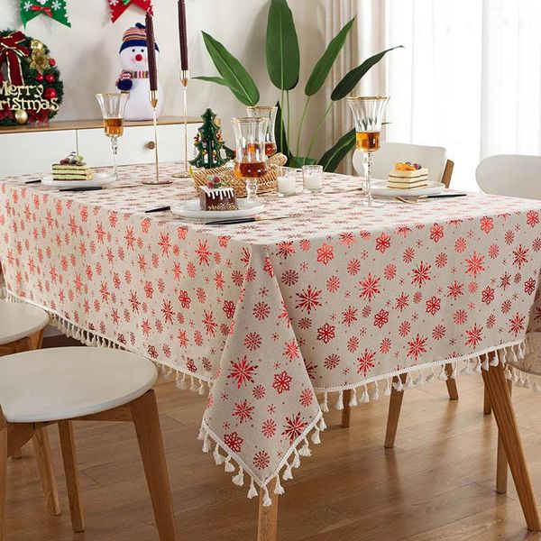 table cloth snowflake christmas decoration tablecloth in the kitchen with lace tassel interior accessories single panel year party
table cloth snowflake christmas decoration tablecloth in the kitchen with lace tassel interior accessories single panel year party