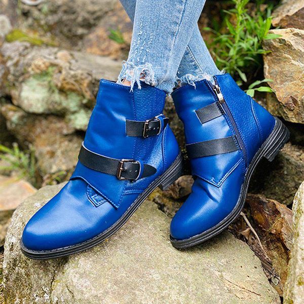 boots casual women comfort low-heel ankle spring / autumn ladies fashion double buckle platform thick gothic, Black
boots casual women comfort low-heel ankle spring / autumn ladies fashion double buckle platform thick gothic, Black