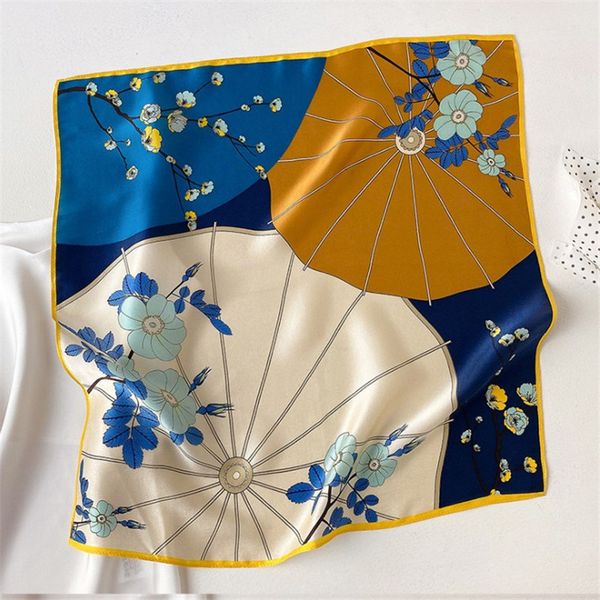 scarves mulberry womens silk small square towel suit color matching all-matching spring and autumn scarf french retro hair band no., Blue;gray
scarves mulberry womens silk small square towel suit color matching all-matching spring and autumn scarf french retro hair band no., Blue;gray