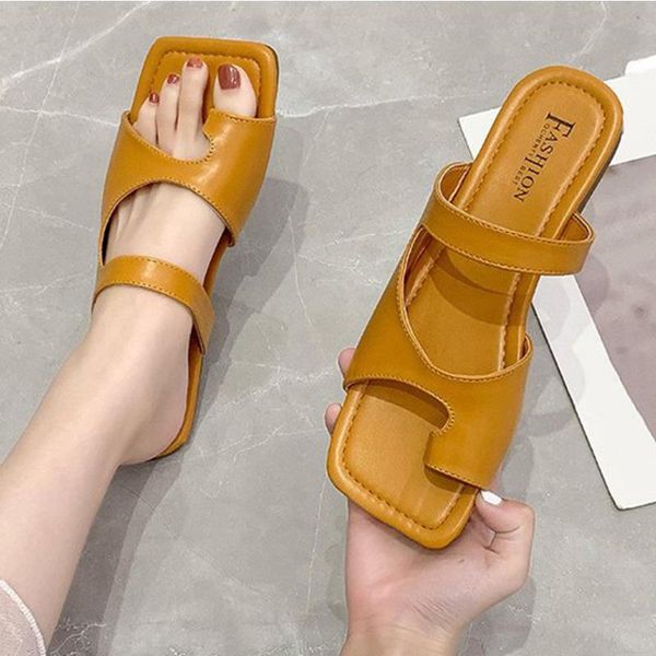 slippers summer shoes pu leather ladies sandals candy color outdoor casual beach and 2021, Black
slippers summer shoes pu leather ladies sandals candy color outdoor casual beach and 2021, Black