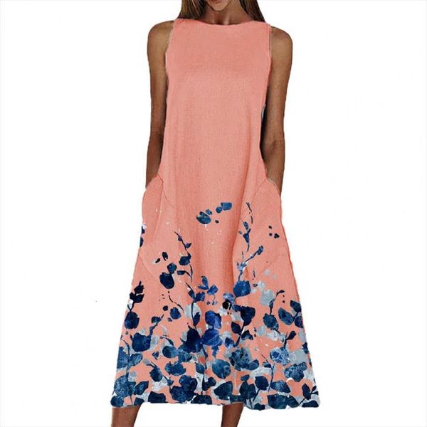 summer fashion printed loose sleeveless women dresses pockets party beautiful girl womens clothing, Black;gray
summer fashion printed loose sleeveless women dresses pockets party beautiful girl womens clothing, Black;gray