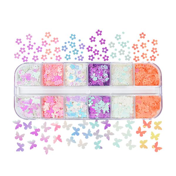 colorful butterfly flowers sequins for nails glitter flakes sparkly shiny paillette manicure uv gel 3d nail art decor tips, Silver;gold
colorful butterfly flowers sequins for nails glitter flakes sparkly shiny paillette manicure uv gel 3d nail art decor tips, Silver;gold