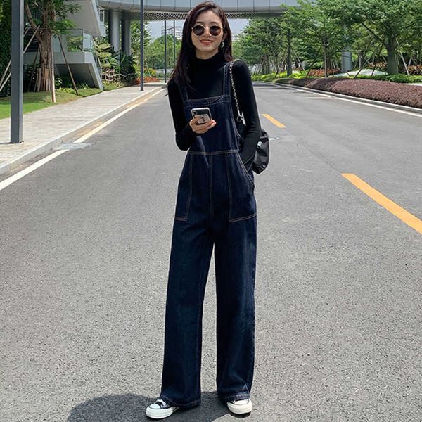 women's jumpsuits & rompers korean women jeans jumpsuit denim overalls casual suspender pocket basic pants straight fema 98pj, Black;white
women's jumpsuits & rompers korean women jeans jumpsuit denim overalls casual suspender pocket basic pants straight fema 98pj, Black;white