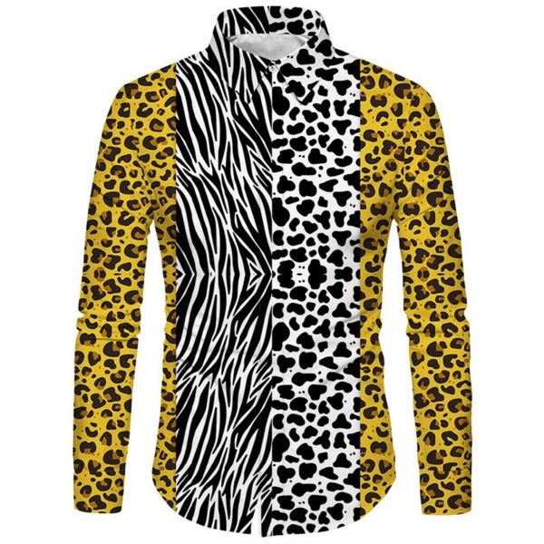 men's casual shirts cloudstyle leopard print mens shirt fashion two color camisa social long sleeve slim fit modish camisas homme, White;black
men's casual shirts cloudstyle leopard print mens shirt fashion two color camisa social long sleeve slim fit modish camisas homme, White;black