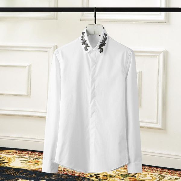 men's casual shirts black white men luxury india wire embroidery long sleeve mens plus size 3xl 4xl slim fit dress, White;black
men's casual shirts black white men luxury india wire embroidery long sleeve mens plus size 3xl 4xl slim fit dress, White;black