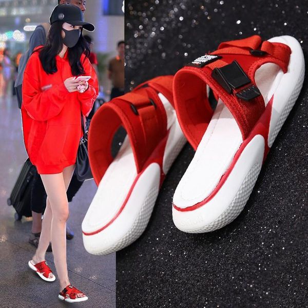 slippers women's summer flip flops 2021 shoes thick-soled fashion lightweight casual sandals and, Black
slippers women's summer flip flops 2021 shoes thick-soled fashion lightweight casual sandals and, Black
