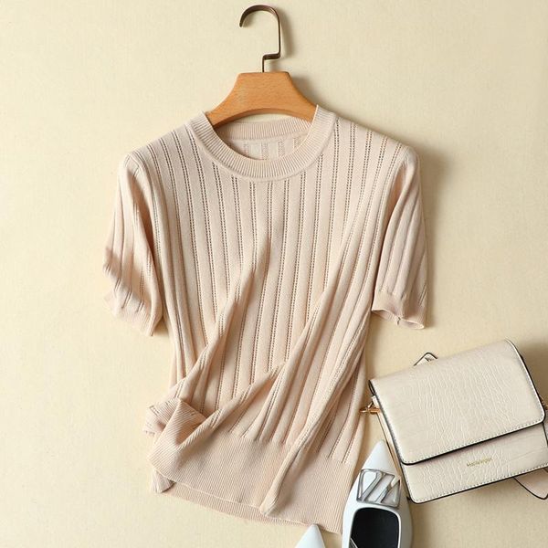summer short-sleeved women t-shirts 2021 o-neck elegant office lady pulls tees women's t-shirt, White
summer short-sleeved women t-shirts 2021 o-neck elegant office lady pulls tees women's t-shirt, White