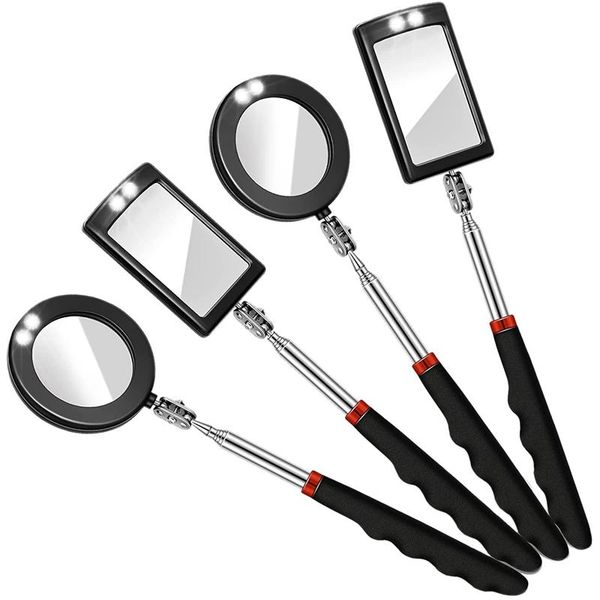 professional hand tool sets 4 pieces led telescoping inspection mirror round square for check the condition
professional hand tool sets 4 pieces led telescoping inspection mirror round square for check the condition