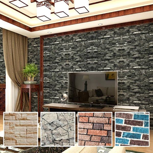 wall stickers 5/10pcs brick sticker waterproof anti-collision foam wallpaper self-adhesive for living room bedroom tv background 70*77cm
wall stickers 5/10pcs brick sticker waterproof anti-collision foam wallpaper self-adhesive for living room bedroom tv background 70*77cm