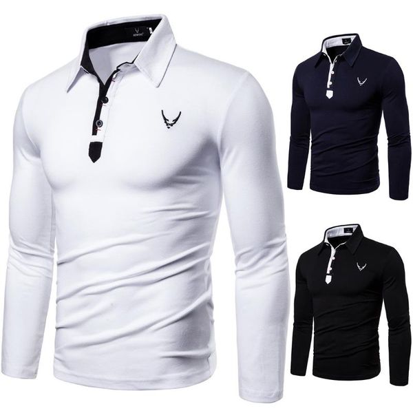 men's t-shirts yt039 europe and the united states autumn clothing lapel long sleeve pullover embroidery tide t-shirt, White;black
men's t-shirts yt039 europe and the united states autumn clothing lapel long sleeve pullover embroidery tide t-shirt, White;black