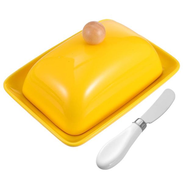 dishes & plates 1 set butter container with lid ceramic cheese case dessert plate cutter
dishes & plates 1 set butter container with lid ceramic cheese case dessert plate cutter