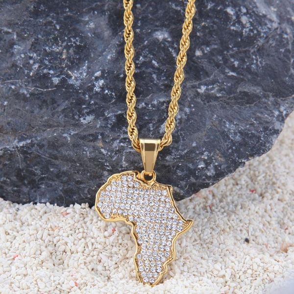 pendant necklaces men hip hop iced out bling africa map stainless steel fashion charm necklace hiphop jewelry gifts, Silver
pendant necklaces men hip hop iced out bling africa map stainless steel fashion charm necklace hiphop jewelry gifts, Silver