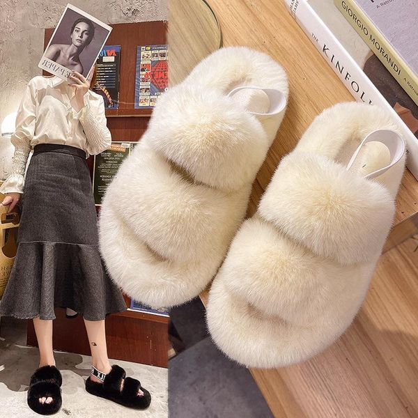 slippers 2021 autumn furry female jacket fashion casual indoor net red home and winter flat shoes women's, Black
slippers 2021 autumn furry female jacket fashion casual indoor net red home and winter flat shoes women's, Black
