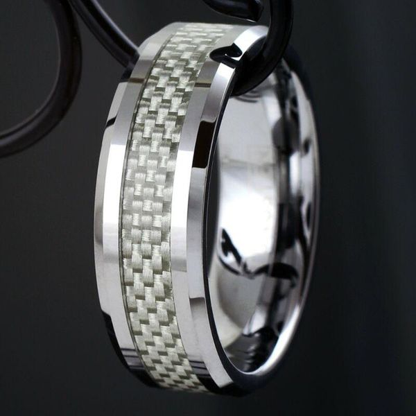 wedding rings simple men's stainless steel ring inlay silver color carbon fiber mens engagement band cocktail party jewelry gifts, Slivery;golden
wedding rings simple men's stainless steel ring inlay silver color carbon fiber mens engagement band cocktail party jewelry gifts, Slivery;golden