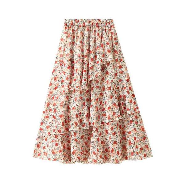 summer retro floral elastic high waist slim simple loose irregular cake skirt casual women fishtail 210527, Black
summer retro floral elastic high waist slim simple loose irregular cake skirt casual women fishtail 210527, Black