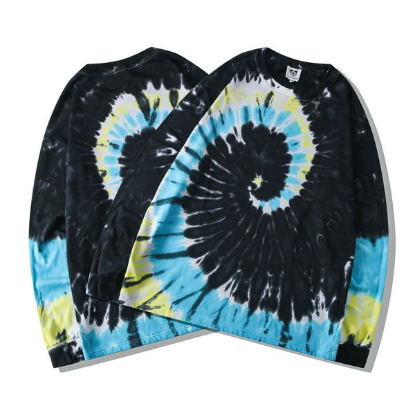 autumn and winter tie dye pullover yibo same couple youth national tide bottomed sweater, Black
autumn and winter tie dye pullover yibo same couple youth national tide bottomed sweater, Black