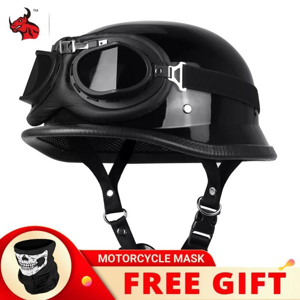 motorcycle helmets dot summer vintage helmet german motorbike open face half with glasses chopper biker pilot casco moto
motorcycle helmets dot summer vintage helmet german motorbike open face half with glasses chopper biker pilot casco moto